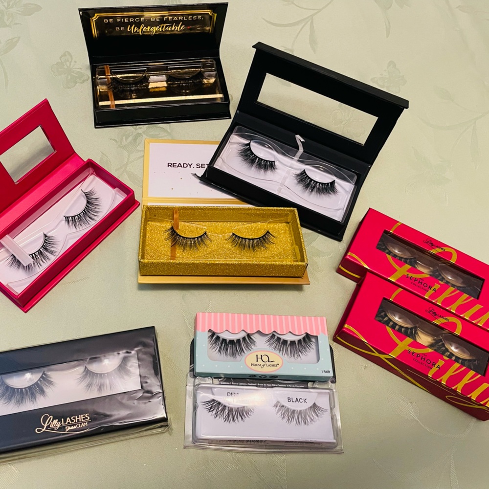 Bundle of brand new LILLY LASHES, HOUSE OF LASHES, ICONA LASHES, LASHAHOLIC etc